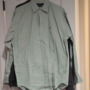 Ralph Lauren Light Green Cotton Shirt